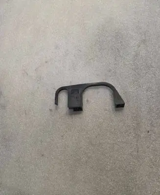 Engine bonnet/hood lock trim molding