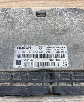 Opel Astra H Engine control unit/module ECU 0281001670 90589736
