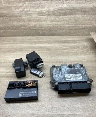 Volkswagen PASSAT B6 Engine ECU kit and lock set 03G906021NK 3C0959433R 3C0905843