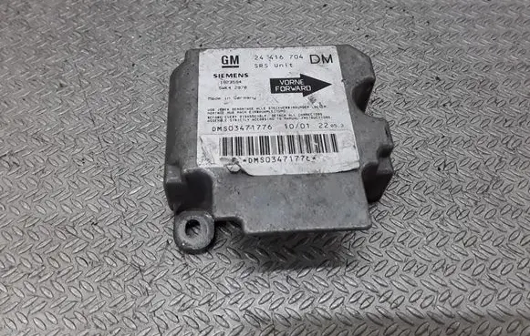 Opel Zafira A Airbag control unit/module 24416704DM 5WK42978