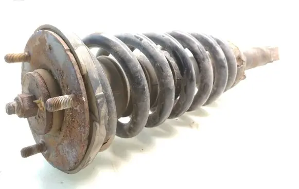 Front shock absorber with coil spring