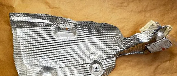 Porsche 911 991 Heat shield in engine bay 99111042690