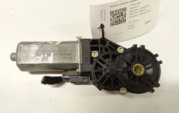 Volkswagen Phaeton Seat adjustment motor 0390201963 3D0959761K 8317528