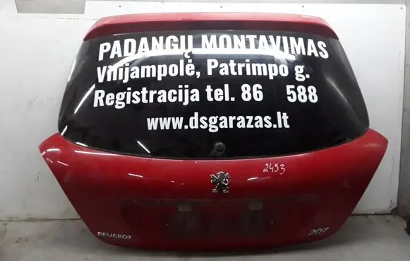 Peugeot 207 Tailgate/trunk/boot lid