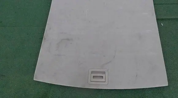 Volkswagen Touareg II Trunk/boot floor carpet liner 7P6863546B