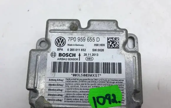 Volkswagen Touareg II Airbag control unit/module 7P0959655D 0285011652
