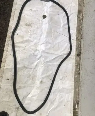 Volkswagen Polo IV 9N3 Front door rubber seal 6Q3867911H