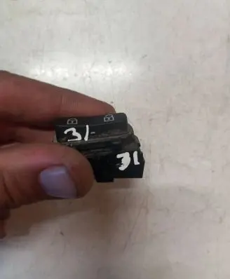 Volvo S80 Central locking switch button 30710476 03451610 SN3002508029120