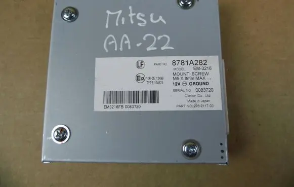 Mitsubishi Outlander Camera control unit module 8781A282