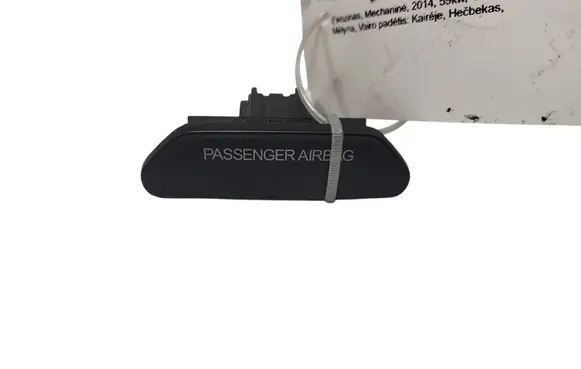 Ford Fiesta Passenger airbag on/off switch 10090929 BK2T14B418AB