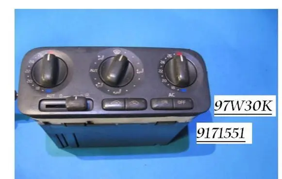 Volvo S70 V70 V70 XC Climate control unit 9171551 97W30K