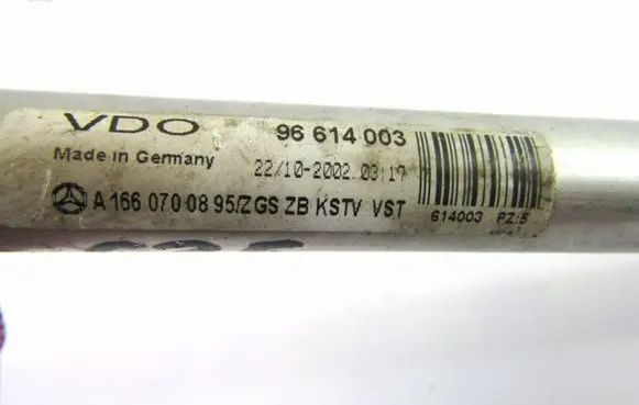 Mercedes-Benz A W168 Fuel main line pipe A1660700895