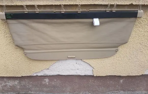 Parcel shelf load cover