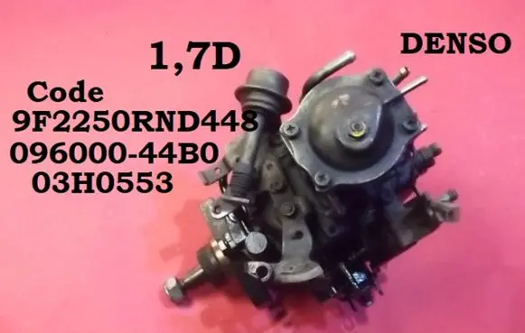 Mazda 323 Fuel injection high pressure pump 9F2250RND448 09600044B0