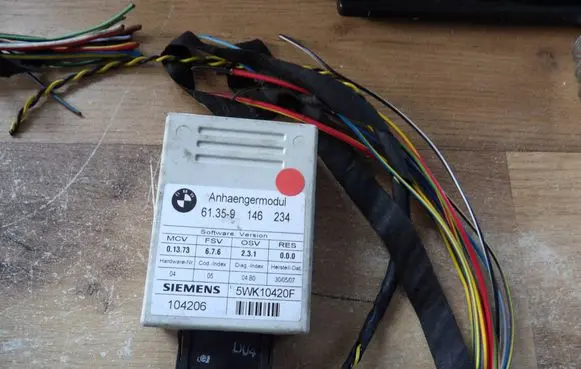 BMW 3 E90 E91 AHM trailer towing control unit/module 9146234 104206