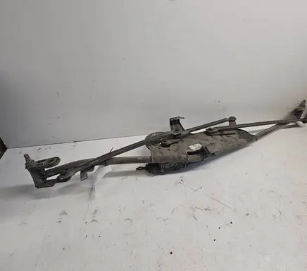 Front wiper linkage and motor