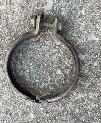BMW 5 F10 F11 Muffler pipe connector clamp 7553602