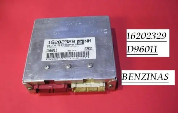 Opel Combo B Engine control unit/module 16202329 D96011