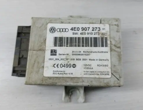 Audi A8 S8 D5 Tire pressure control unit 4E0907273 4E0910273