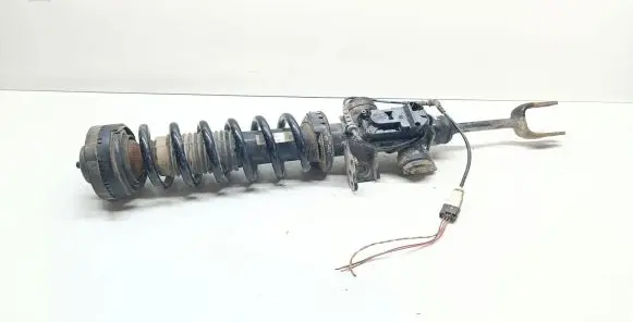 Front shock absorber with coil spring