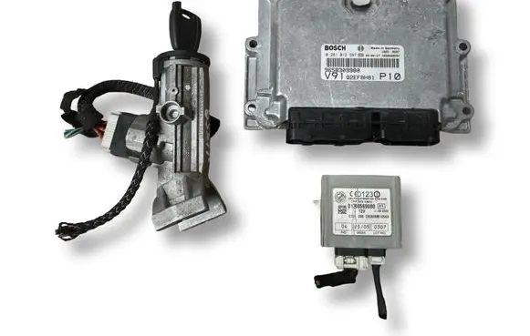 Peugeot Boxer Engine ECU kit and lock set 0281012597 9658309980