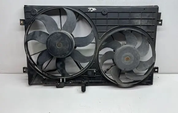 Volkswagen Touran I Electric radiator cooling fan 1K0121207B 1355D300194