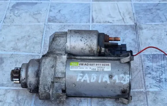 Skoda Fabia Mk1 (6Y) Starter motor D6GS12 02T911023S 0605054664