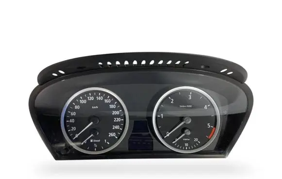 BMW 5 E60 E61 Speedometer (instrument cluster) 6983153 62116983153