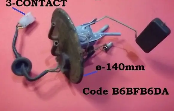 Mazda 626 Fuel level sensor B6BFB6DA