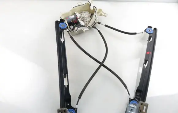 Front door window regulator with motor