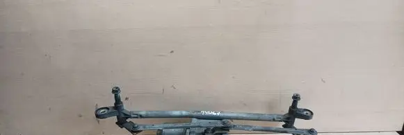 Front wiper linkage and motor