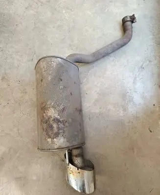 Jaguar XF X250 Muffler/silencer CX235232CA
