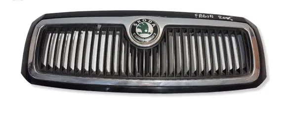 Skoda Fabia Mk1 (6Y) Front bumper upper radiator grill 6Y0853668B