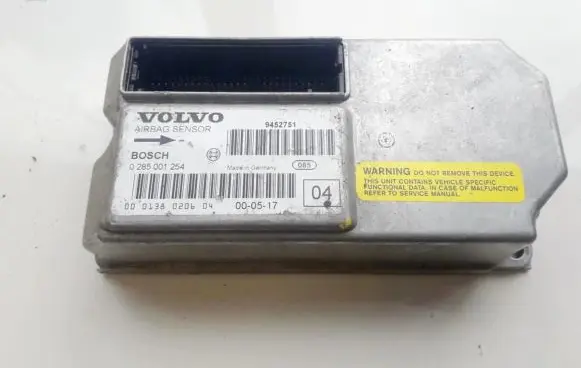 Volvo S60 Airbag control unit/module 0285001254 9452751