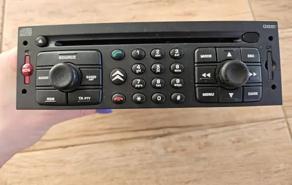 Citroen C8 Radio/CD/DVD/GPS head unit 14961960XT BMFC98G43 500189447103130