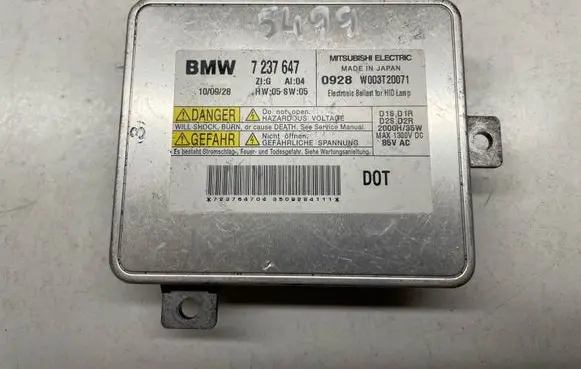 BMW 5 F10 F11 Headlight ballast module Xenon 7237647