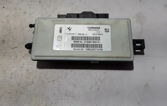 BMW 5 F10 F11 Airbag control unit/module 9280186