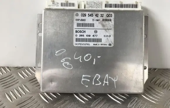 Mercedes-Benz A W168 ESP (stability system) control unit 0294544232 0265109477