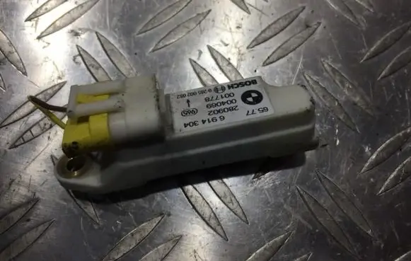 Airbag deployment crash/impact sensor