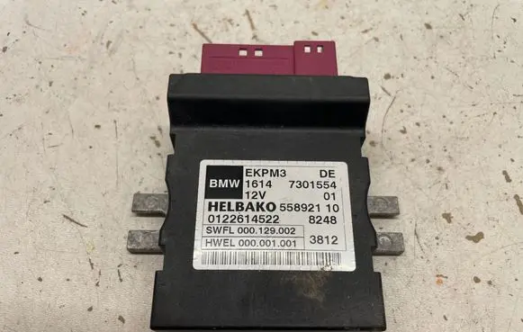 BMW 3 E90 E91 Fuel injection pump control unit/module 7301554 55892110 0122614522