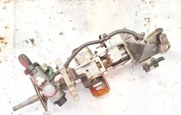 Steering wheel axle