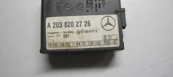 Mercedes-Benz C W203 Alarm control unit/module 2038202726