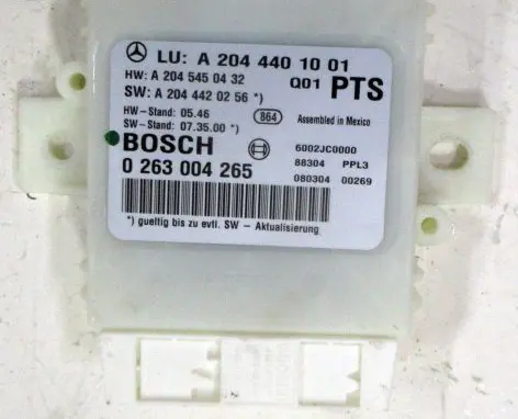 Mercedes-Benz C W204 Parking PDC control unit/module A2044401001 A2044420256