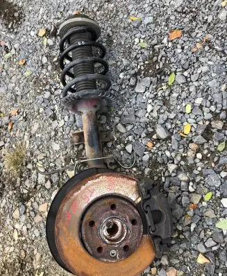 Volkswagen Transporter - Caravelle T5 Front wheel hub spindle knuckle 7E0615312B