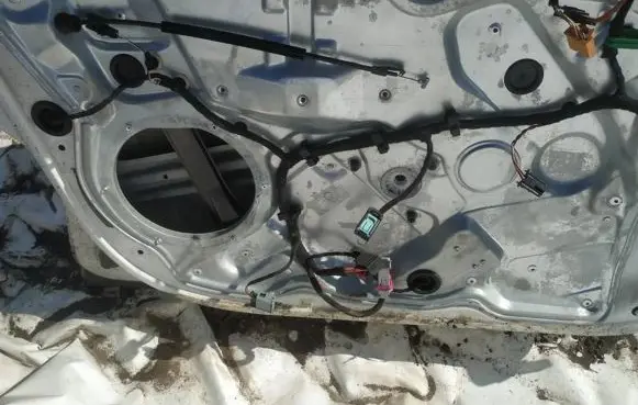 Skoda Octavia Mk2 (1Z) Sliding door window regulator with motor 1z1837461