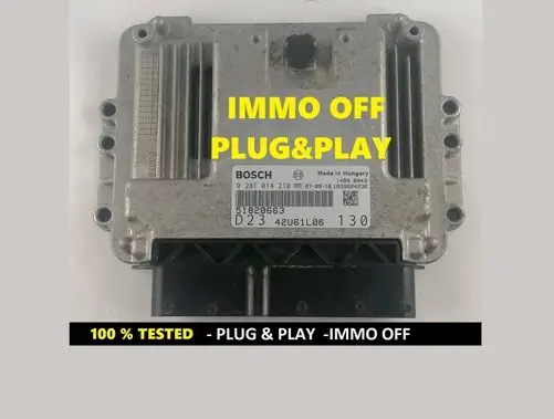 Fiat Ducato Engine control unit/module ECU 51820663 0281014210 42U61L06