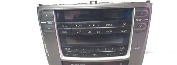 Lexus IS 220D-250-350 Air conditioner control unit module 