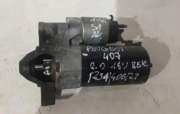 Peugeot 407 Starter motor 9656317680