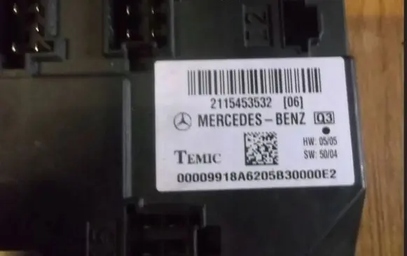 Mercedes-Benz E W211 Comfort/convenience module A2115453532