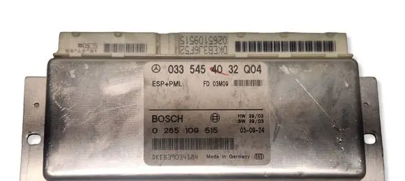 Mercedes-Benz E W211 ESP (stability system) control unit 0335454032 DKEB39034184 0265109515